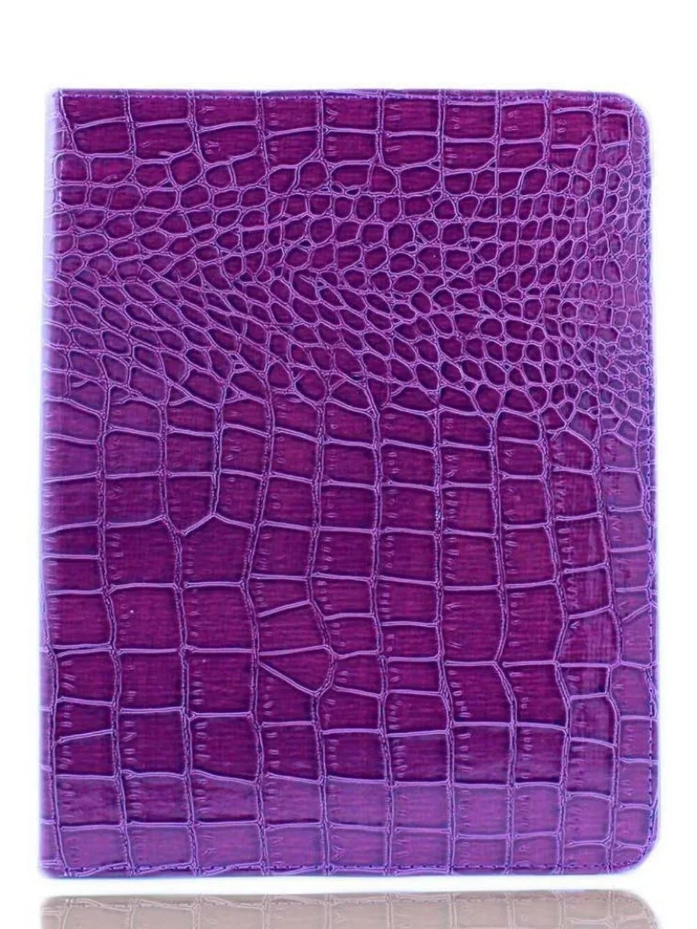 360 Degrees Rotating Stand (Crocodile) Leather Cover Case for Apple iPad 2